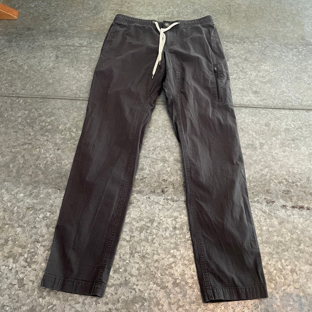 Vuori Mens Ripstop Climber Pants Charcoal Gray Medium Outdoor Hiking Athleisure